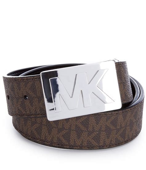 michael kors mens belt logo|Michael Kors belt price.